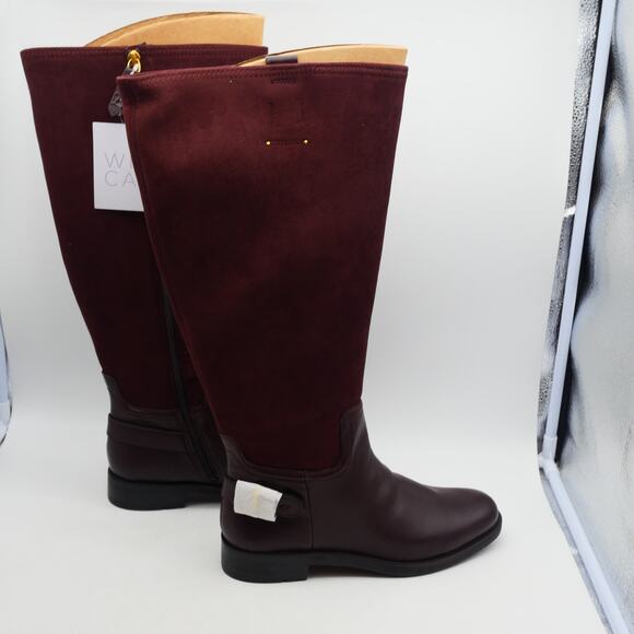 NEW Franco Sarto Women's 8.5 Merina Knee High Boot WIDE CALF Castagno Brown - Picture 7 of 13